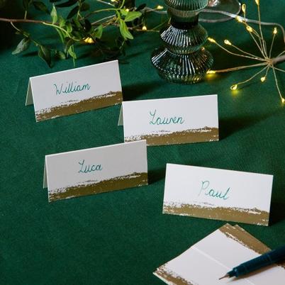 Talking Tables Luxe Gold Place Cards 20 Pk