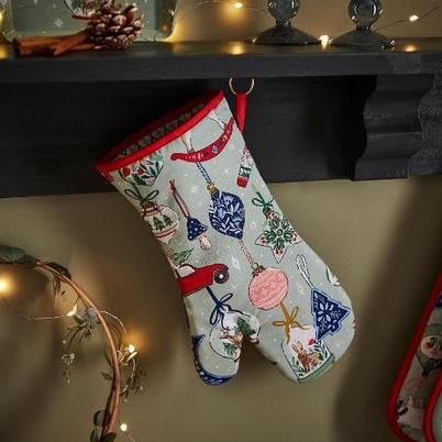 Ulster Weavers Christmas Ornaments Gauntlet Oven Glove