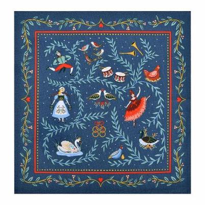 Ulster Weavers 12 Days of Christmas Napkins Pack of 2