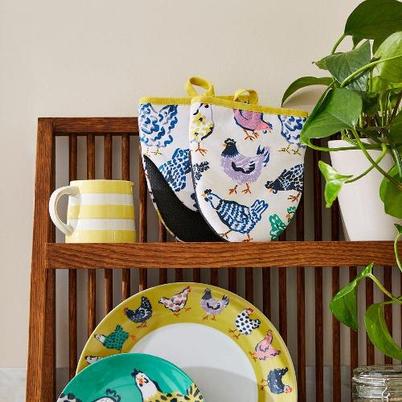 Ulster Weavers Chick Chicken Yellow Microwave Mitts 