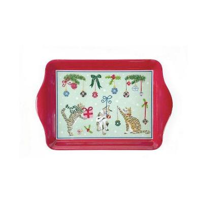 Ulster Weavers Christmas Cats Seafoam Scatter Tray