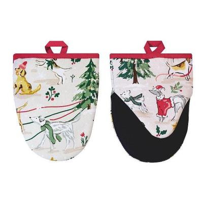 Ulster Weavers Winter Walkies Beige Microwave Mitts