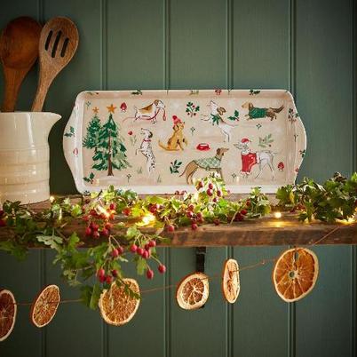 Ulster Weavers Winter Walkies Beige Tray