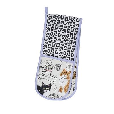 Ulster Weavers Feline Friends Grey Double Oven Glove