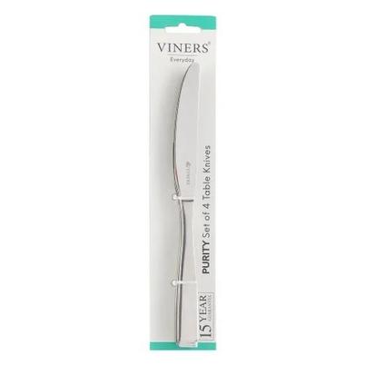 Viners Everyday Purity Table Knife 4pc