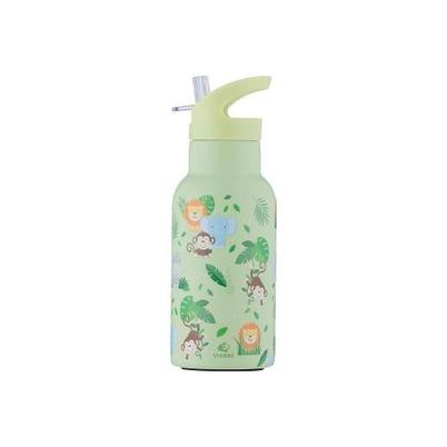 Viners Jungle Water Bottle Flip Straw 350ml
