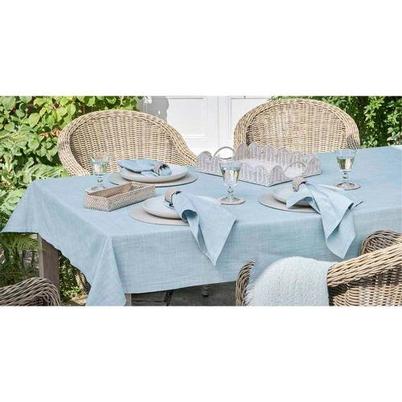 Walton & Co Chambray Sky Tablecloth 