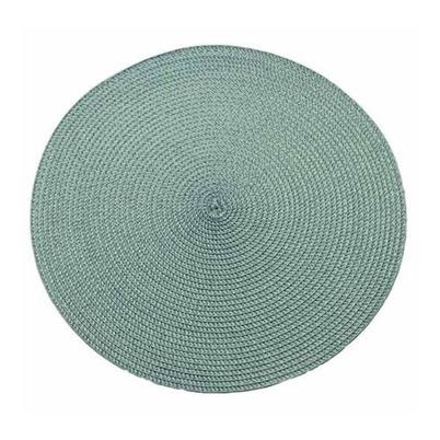 Walton & Co Circular Ribbed Placemat Eucalyptus