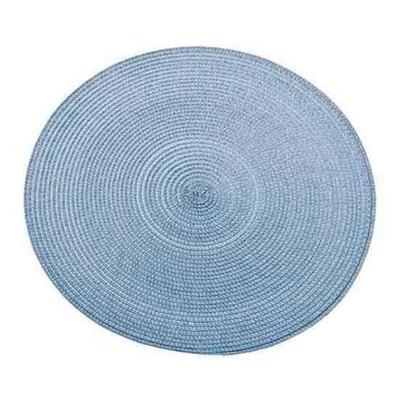 Walton & Co Circular Ribbed Placemat Sky Blue