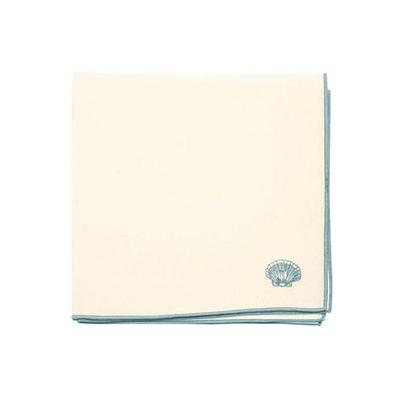 Walton & Co Embroidered Napkin Scallop Set of 2