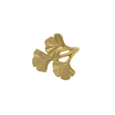 Walton & Co Ginko Napkin Ring Pale Gold