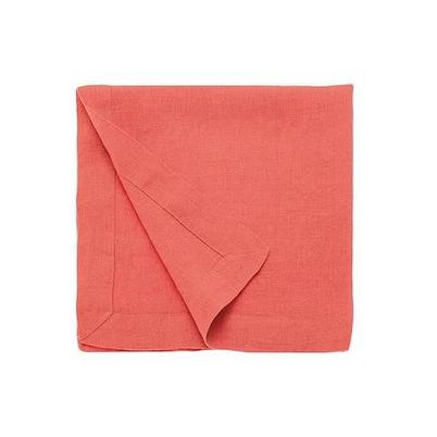Walton & Co Linen Napkin Coral Set of 2