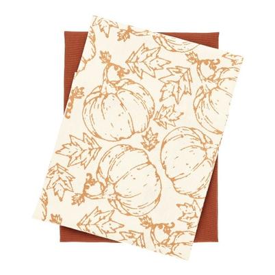 Walton & Co Pumpkin Tea Towel Set of 2