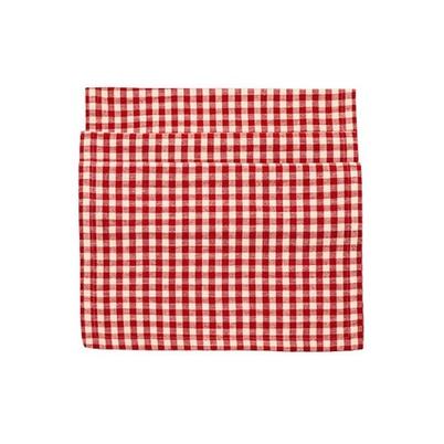 Walton & Co Red Gingham Runner 40x180cm