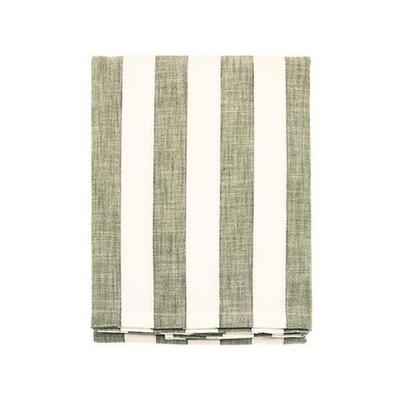 Walton & Co Wide Stride Olive Tablecloth 150x240cm