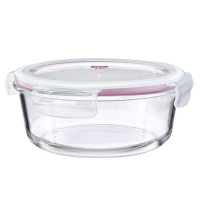 Westmark Round Glass Food Storage Box