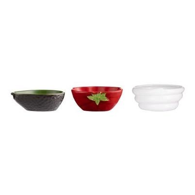 World <b>Food</b>s Set of 3 Fajita Dip Bowl