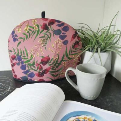 Wild Florals Tea Cosy-Soft Blush