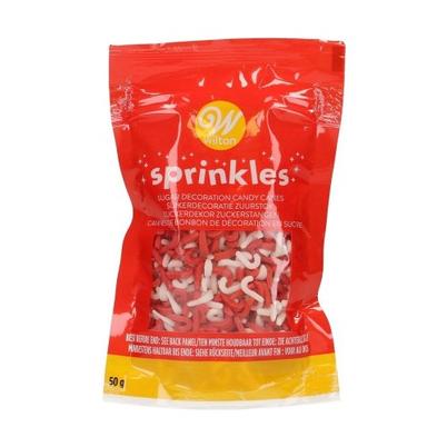 Wilton Candy Cane Sprinkle Mix 50g