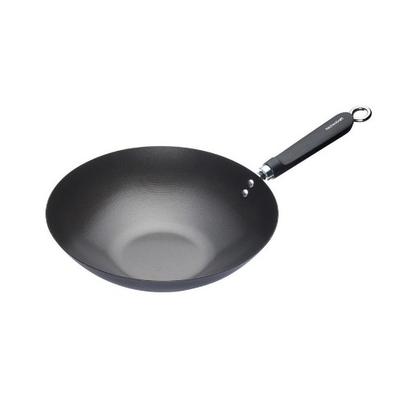 World of Flavours Oriental Carbon Steel Non-Stick Wok 30cm