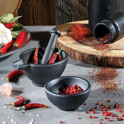 Zassenhaus Cast Iron Pestle & Mortar Set