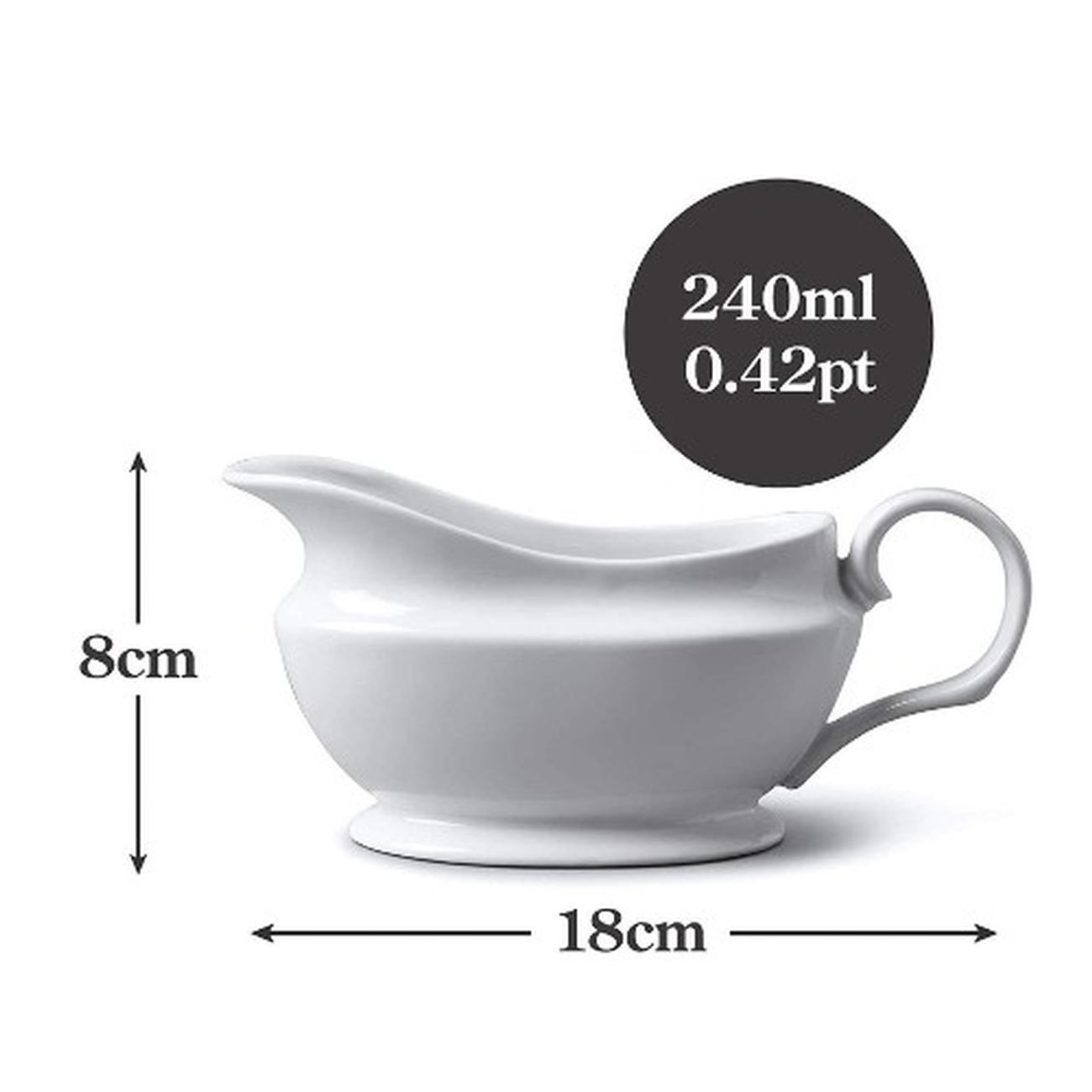 w-m-bartleet-sons-gravy-and-sauce-boat-240ml - W M Bartleet & Sons Gravy & Sauce Boat 240ml