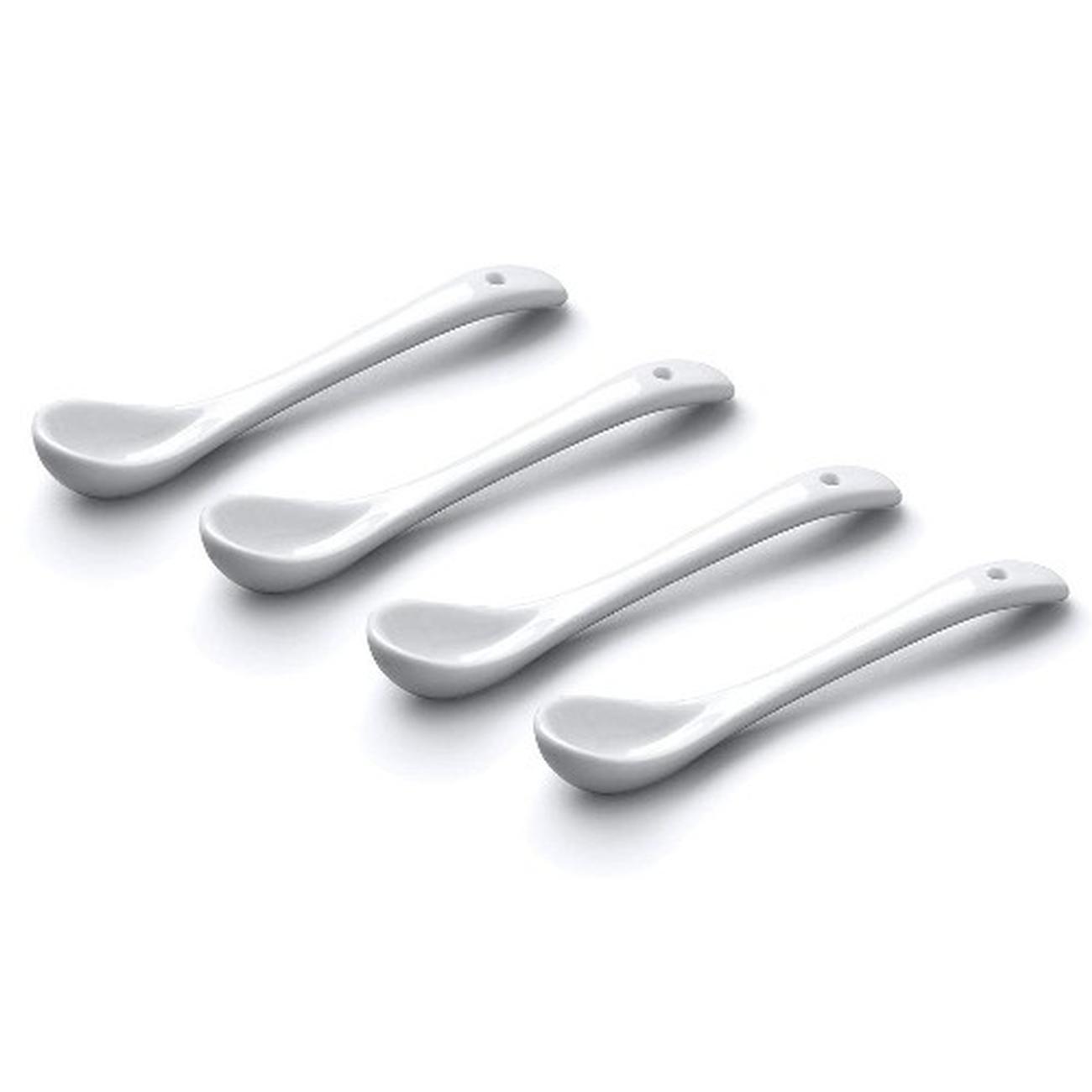 w-m-bartleet-sons-porcelain-salt-spoon-10cm - W M Bartleet & Sons Condiment Spoon 10cm
