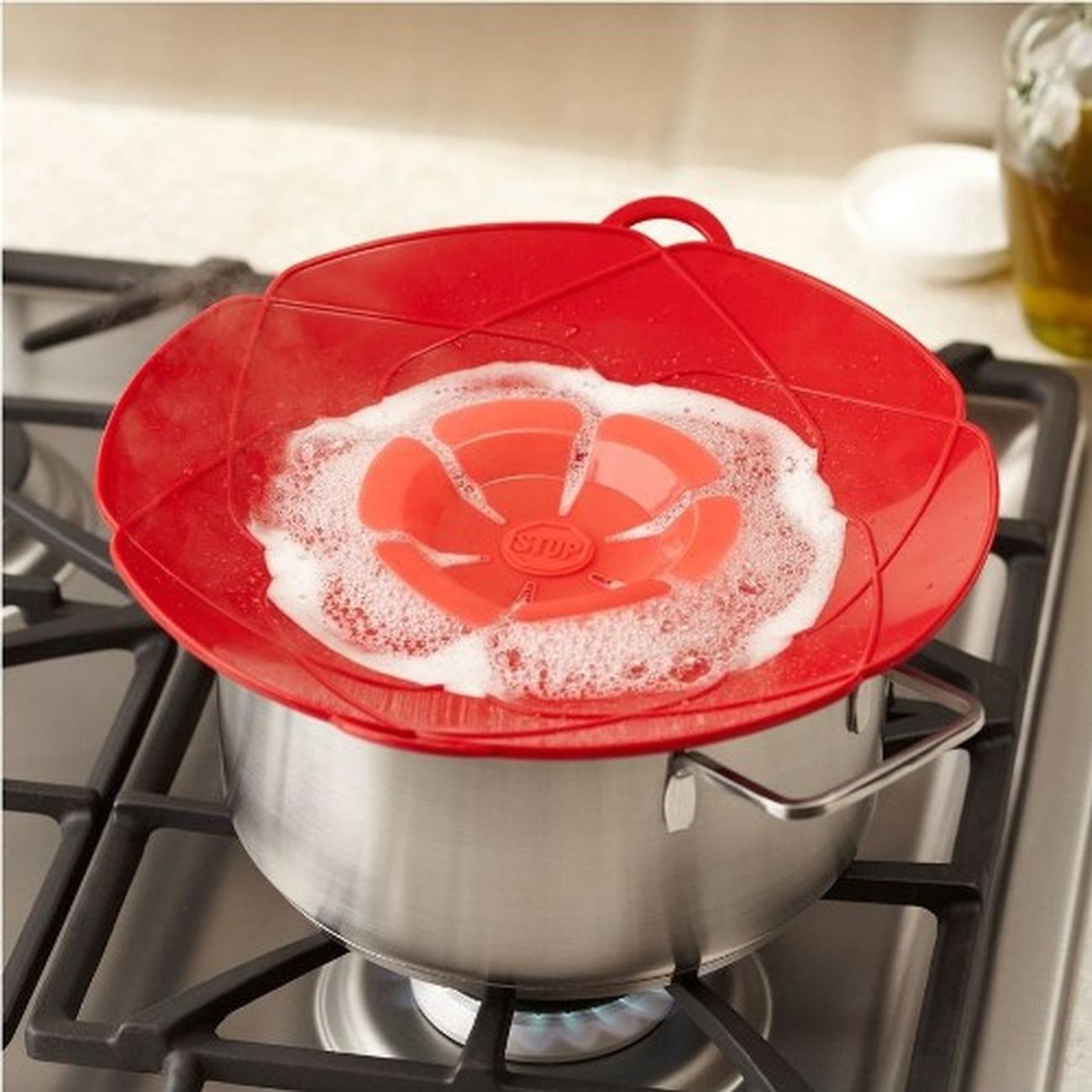 kochblume-spill-stopper-medium-red-25cm - Kochblume Spill Stopper Red 25.5cm