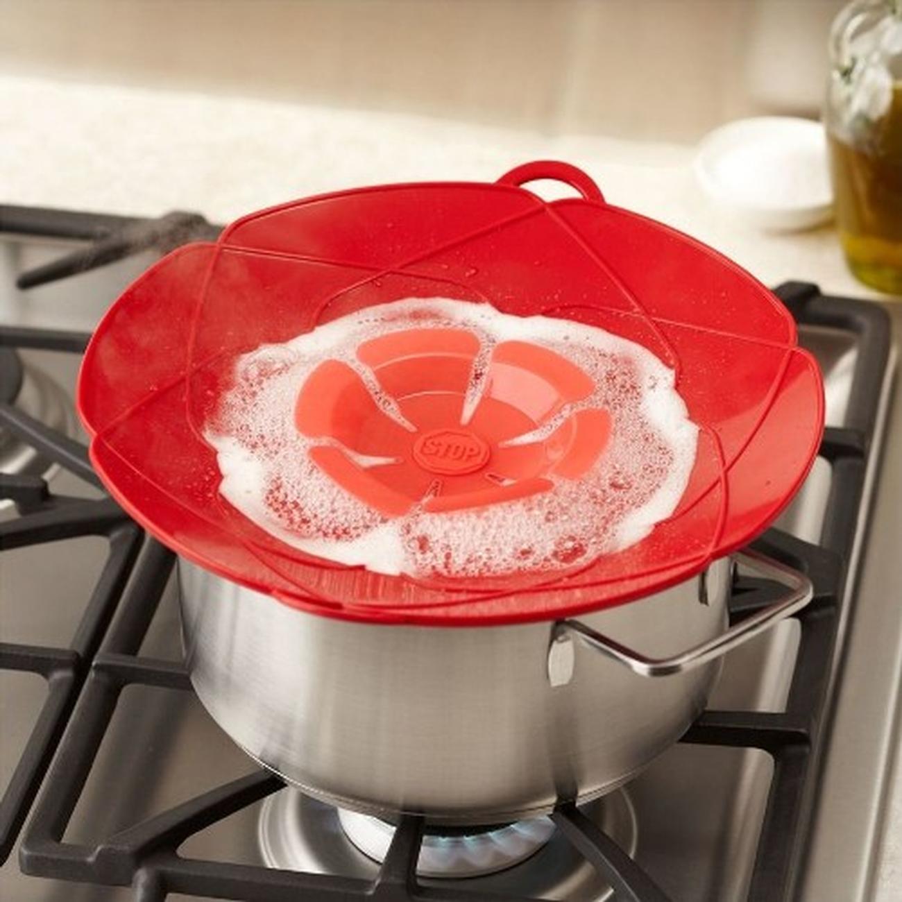kochblume-spill-stopper-large-red-24cm - Kochblume Spill Stopper Red 29cm
