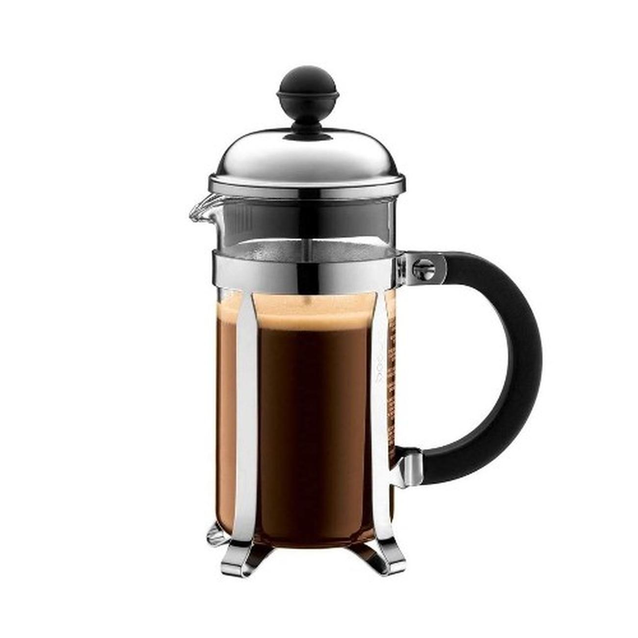 bodum-chambord-cafetiere-3-cup-silver - Bodum Chambord Coffee Maker Silver 3 Cup