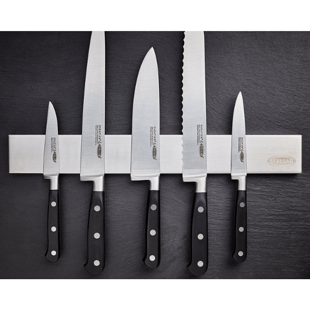 stellar-magnetic-knife-rack-35cm - Stellar Magnetic Knife Rack 35cm