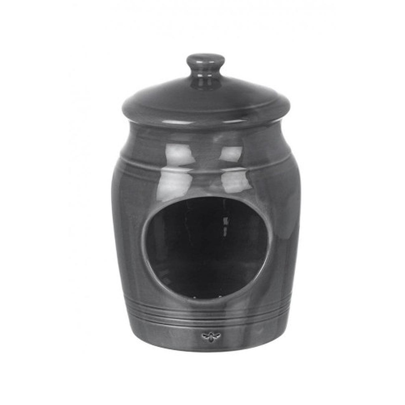miel-salt-pot-dark-grey - Miel Salt Pig Grey