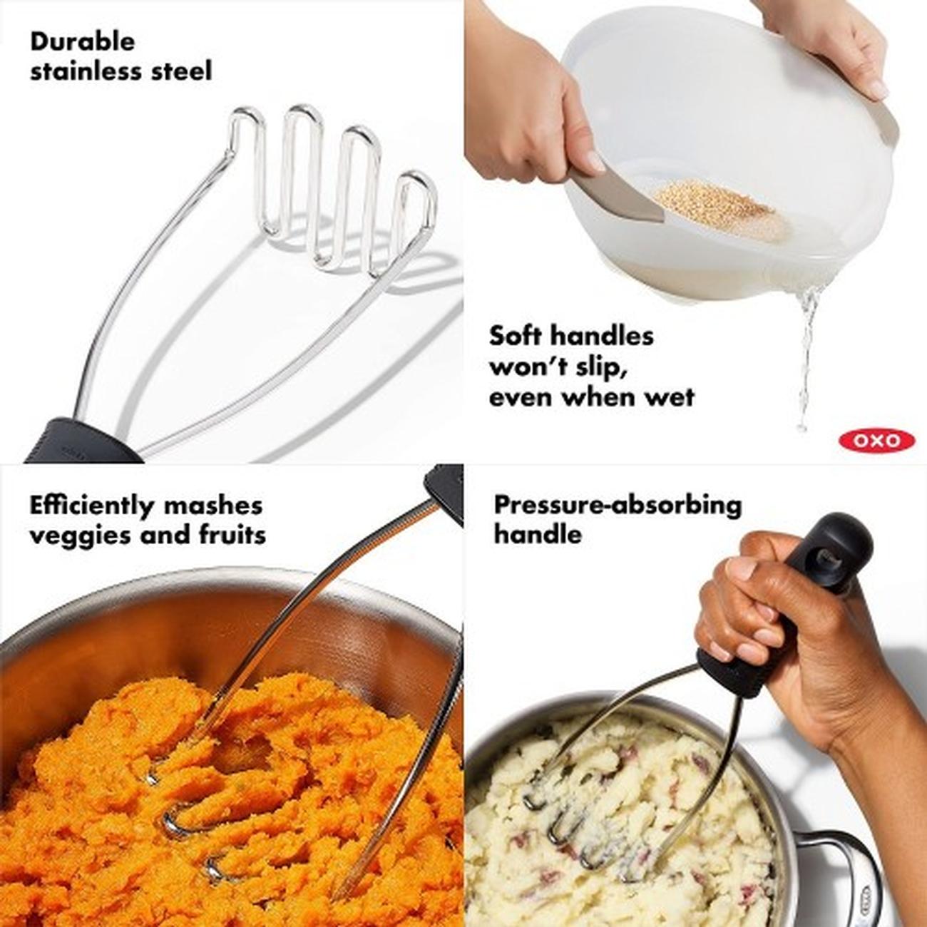 OXO Good Grips Smooth Potato Masher - Spoons N Spice