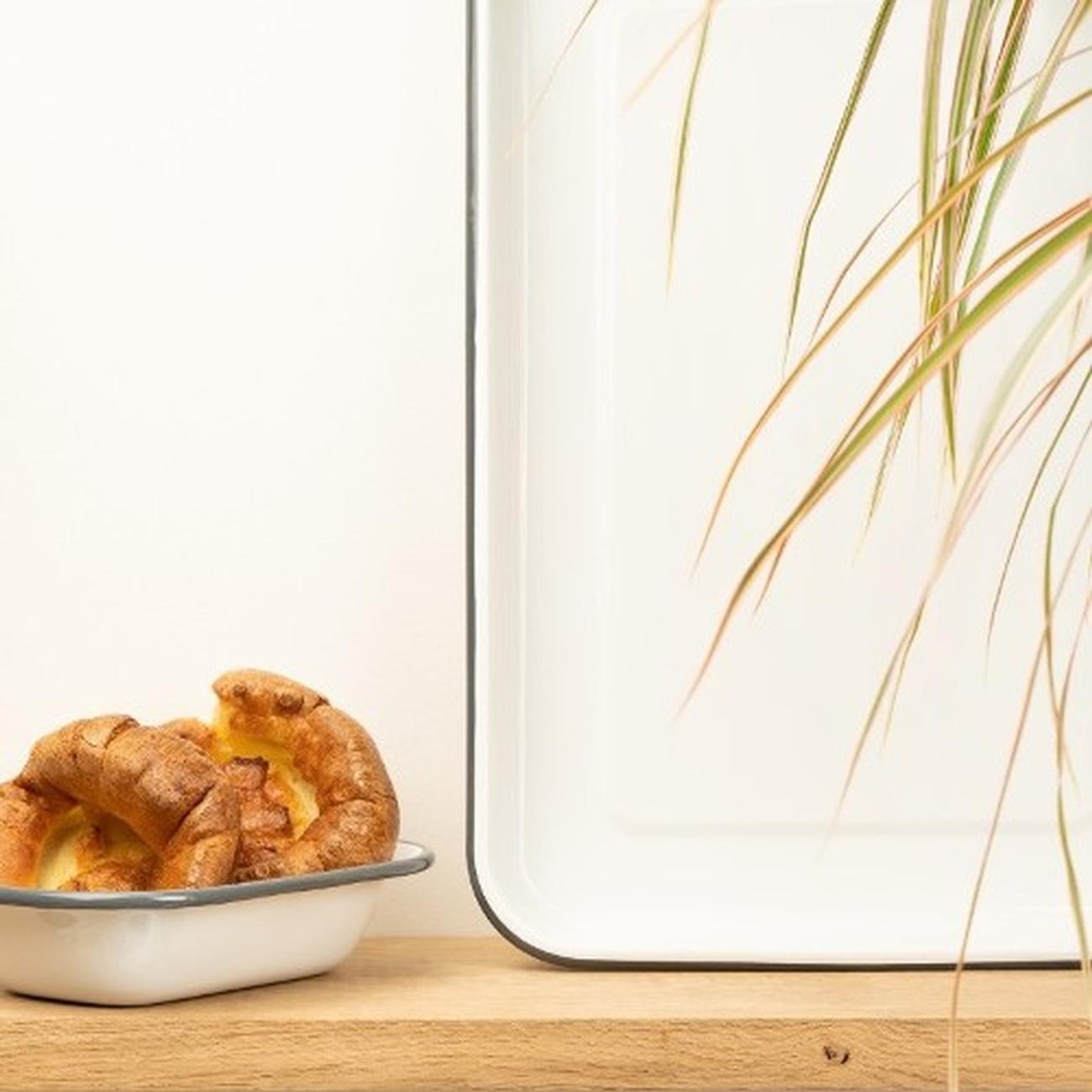 kitchen-pantry-enamel-baking-pan-41cm - Kitchen Pantry Enamel Baking Tray 41cm