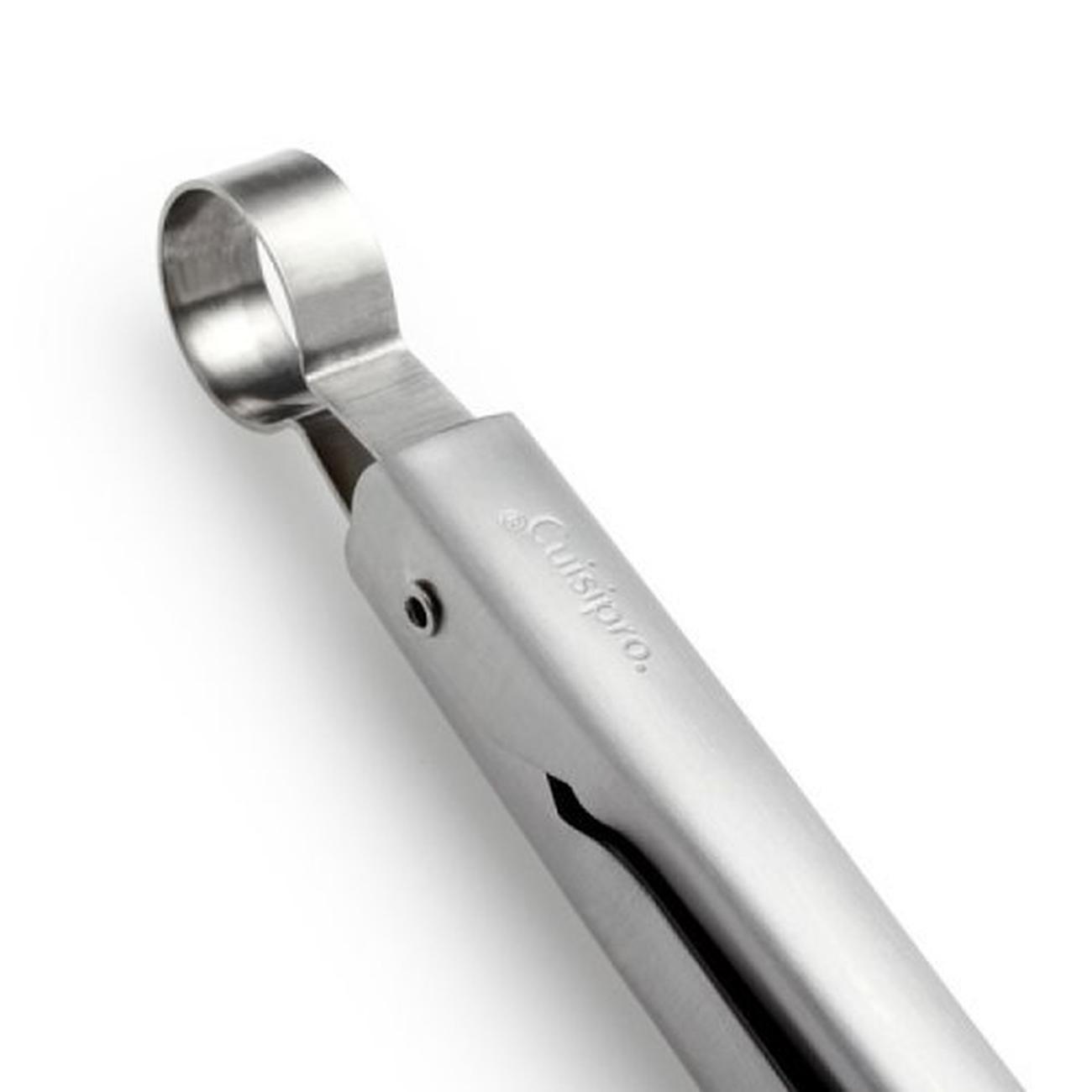 cuisipro-silicone-locking-tongs-24cm-lime - Cuisipro Silicone Locking Tongs 24cm Lime