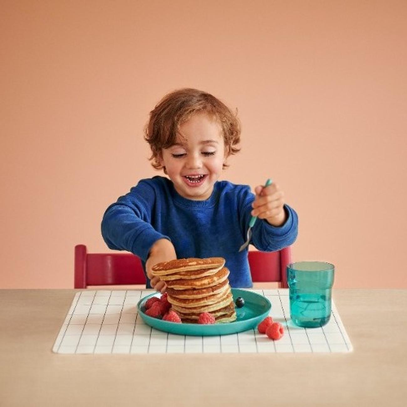 mepal-mio-childrens-tableware-6pc-set-deep-pink - Mepal Mio 6pc Kid's Dinnerware Set Deep Pink