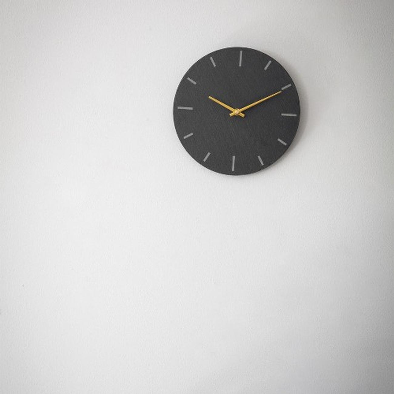 coleridge-clock-small-25cm-slate-garden-trading - Coleridge Clock Slate 25cm