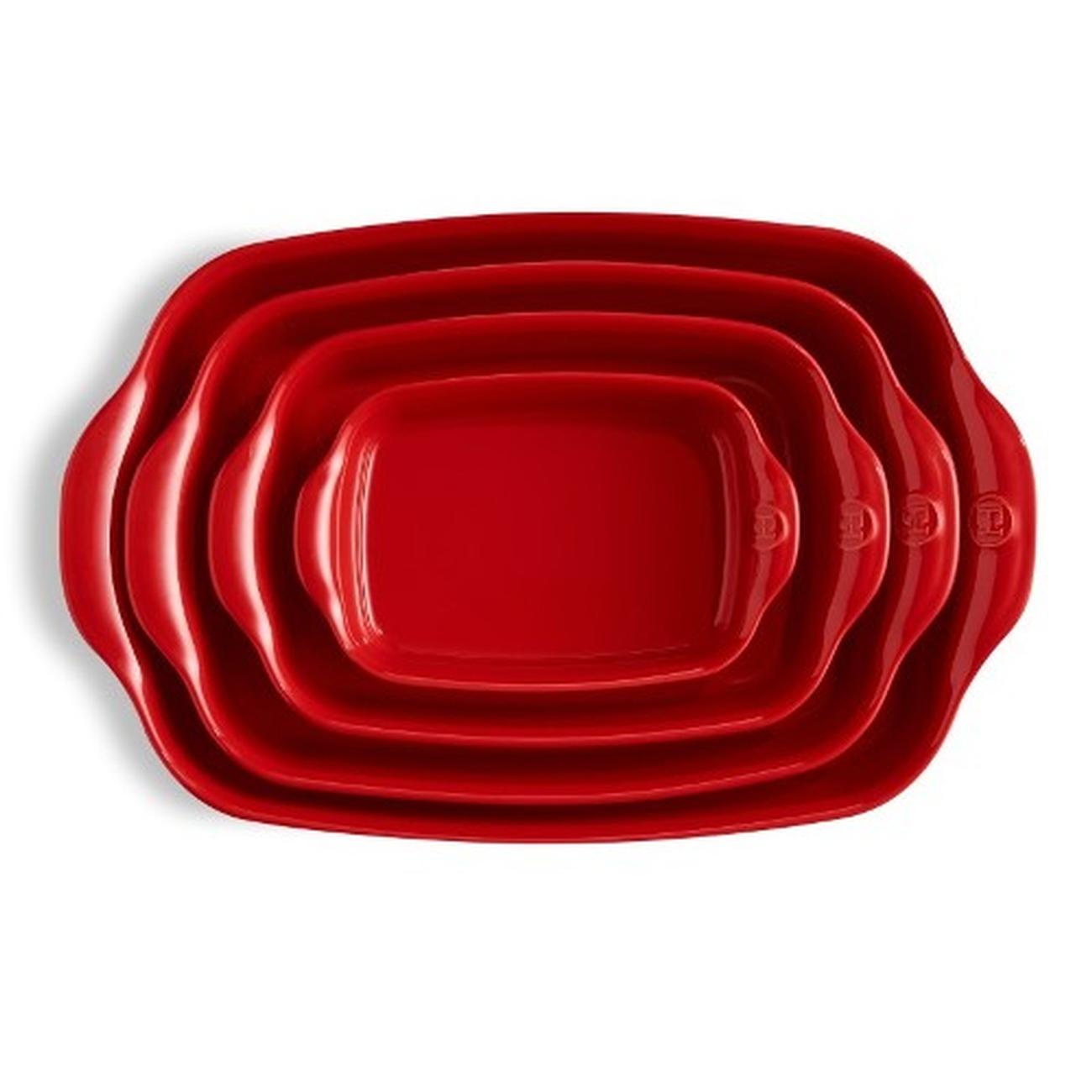 emile-henry-rectangular-oven-dish-large-red - Emile Henry Red Rectangular Oven Dish