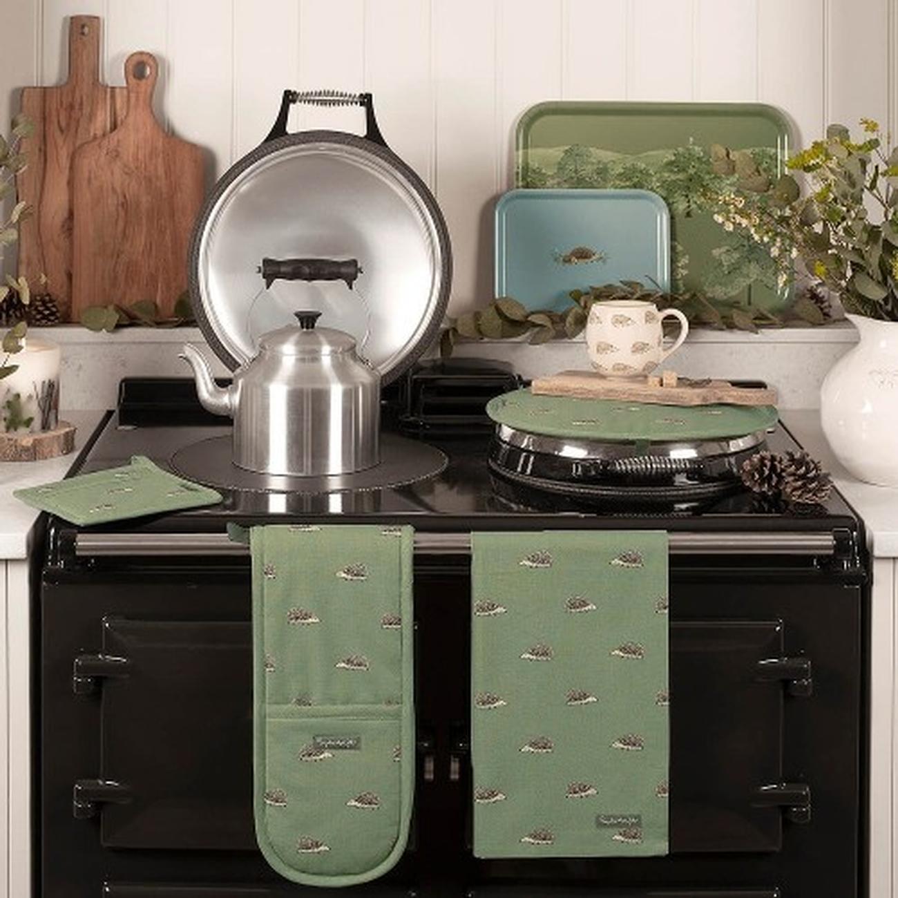 sophie-allport-hedgehogs-circular-hob-cover - Sophie Allport Hedgehogs Circular Hob Cover