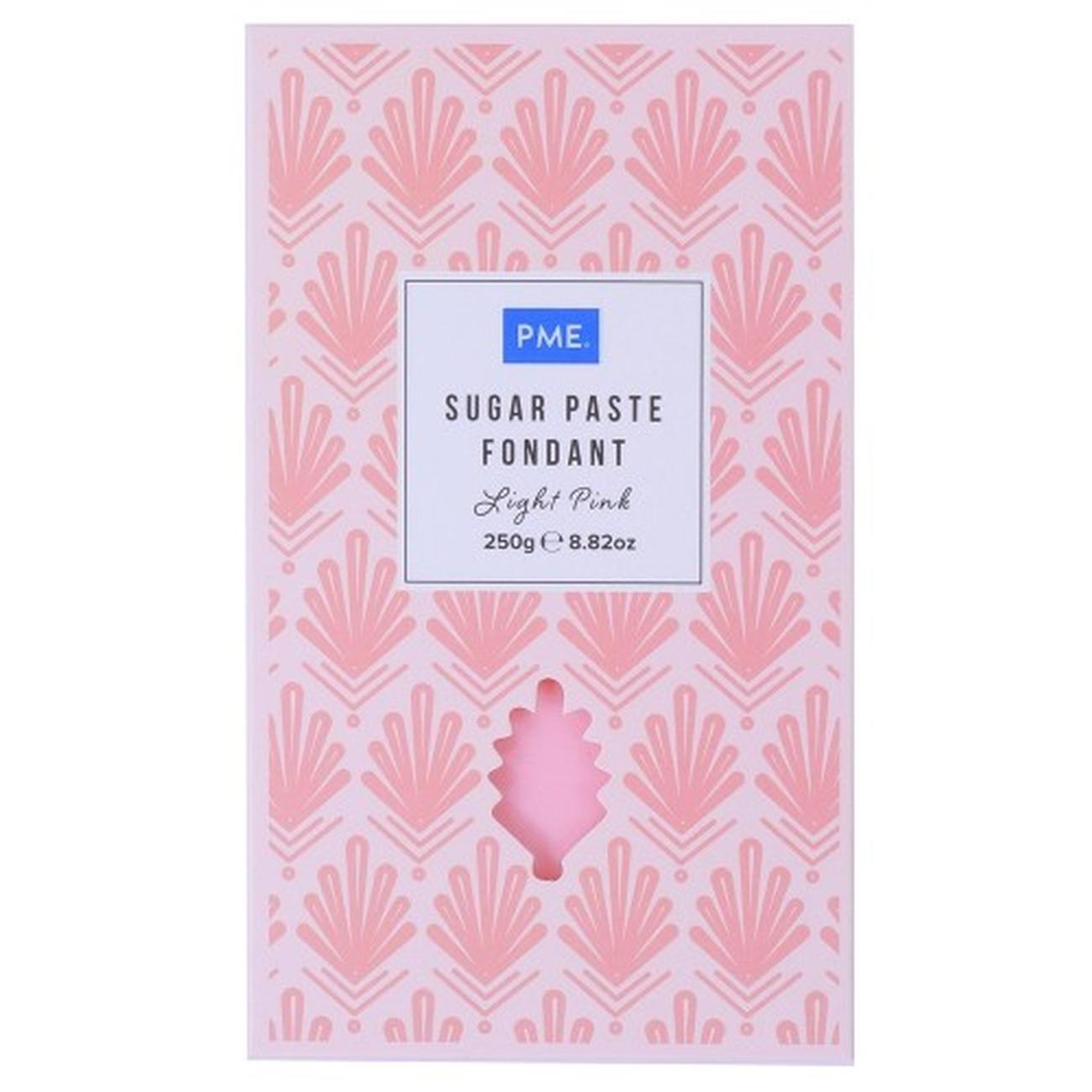 pme-ready-to-roll-icing-sugar-paste-pink-250g - PME Sugar Paste Fondant Pink 250g