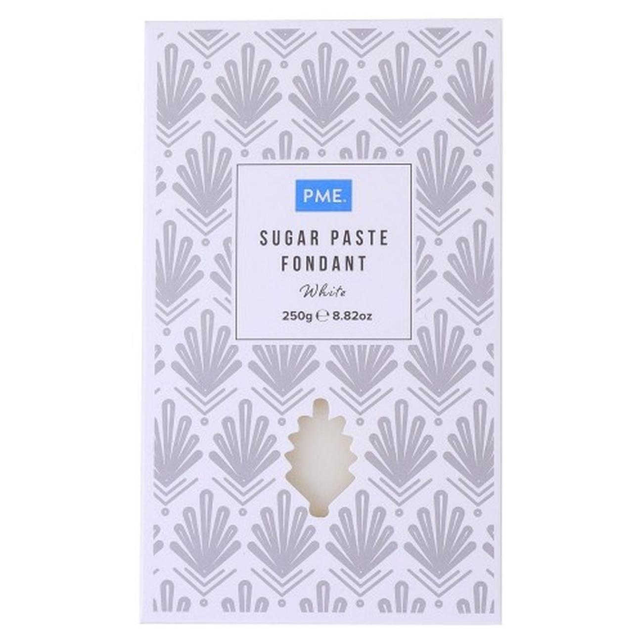pme-ready-to-roll-icing-sugar-paste-uncoloured-250g - PME Sugar Paste Fondant White 250g