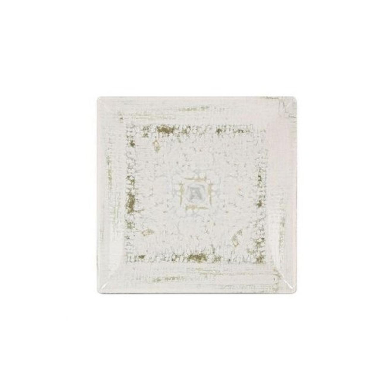 idris-moss-green-square-plate-18cm - Idris Moss Green Square Plate 18cm
