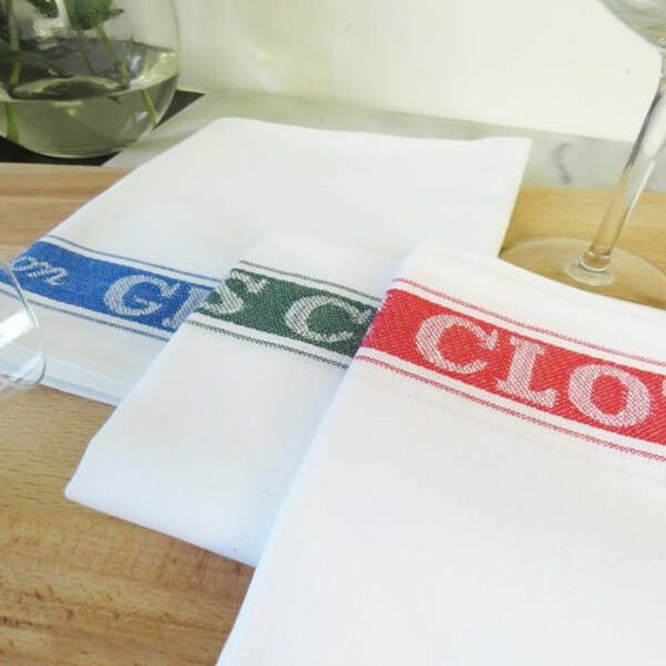 linen-union-glass-cloth-red - Linen Union Glass Cloth Red