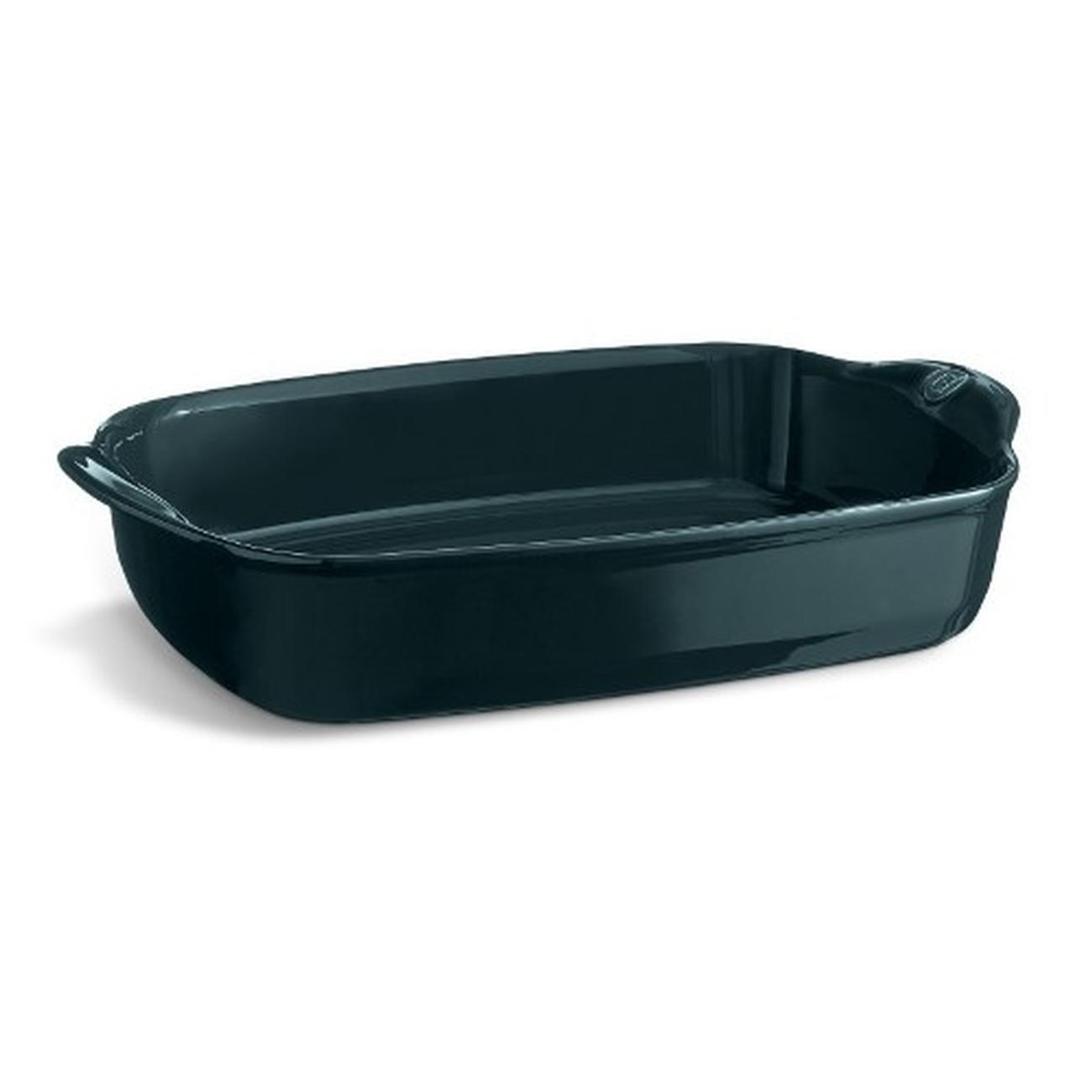 emile-henry-rectangular-baking-dish-large-navy-blue - Emile Henry Ocean Blue Rectangular Oven Dish Large