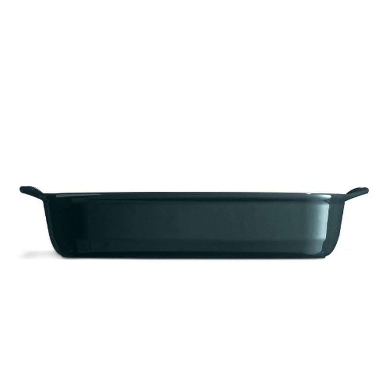 emile-henry-rectangular-baking-dish-large-navy-blue - Emile Henry Ocean Blue Rectangular Oven Dish Large