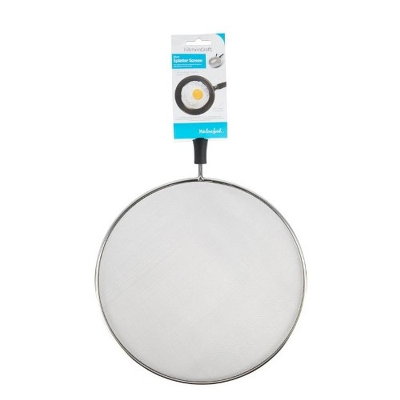 kitchencraft-extra-large-wire-splatter-screen-32cm - KitchenCraft Extra Large Wire Splatter Screen 32cm