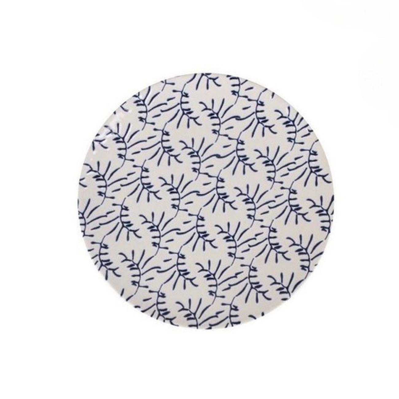 virso-brillo-blue-flora-dessert-plate-20cm - Virso Brillo Blue Flora Dessert Plate 20cm