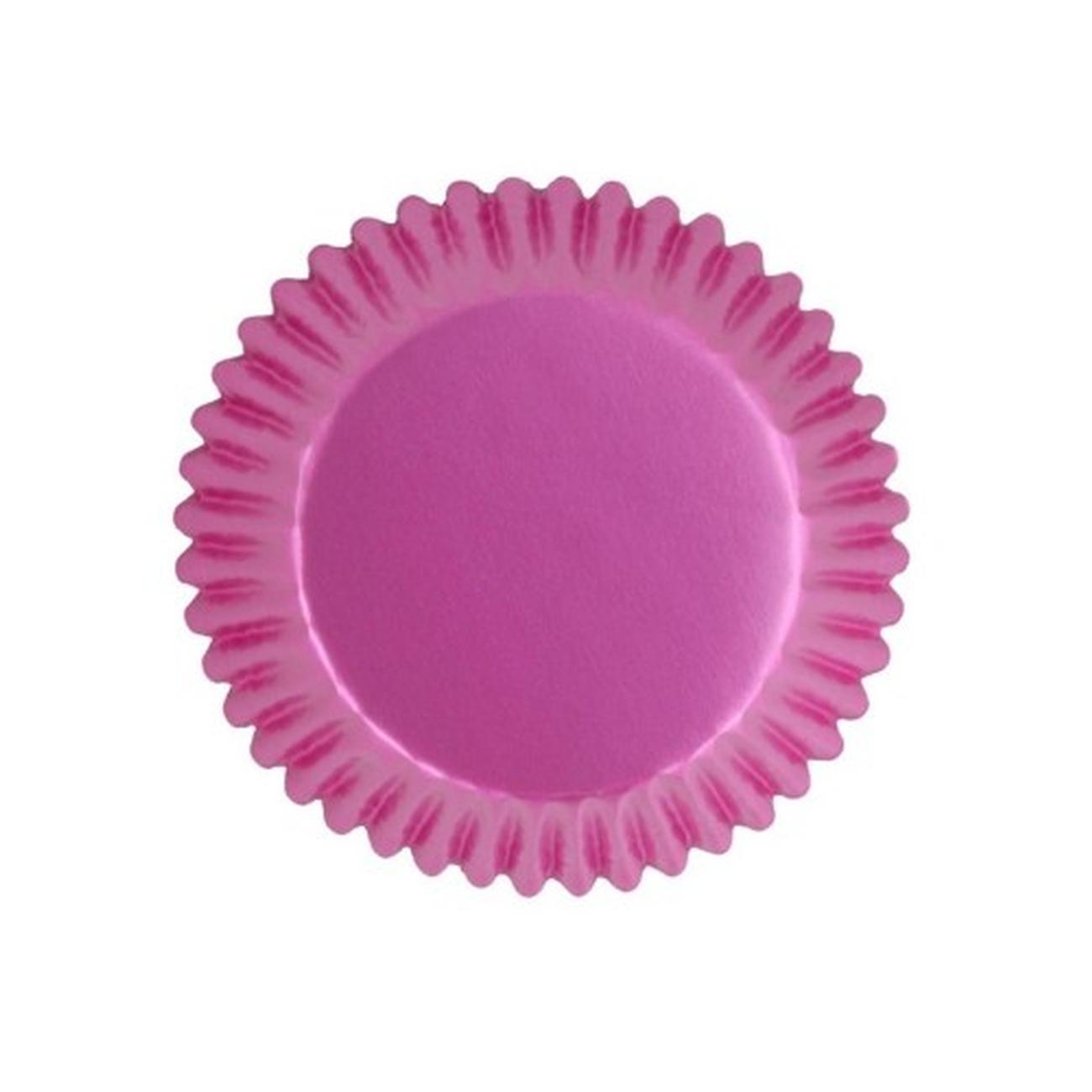 pme-30-metallic-pink-foil-baking-cases - PME 30 Metallic Pink Foil Baking Cases