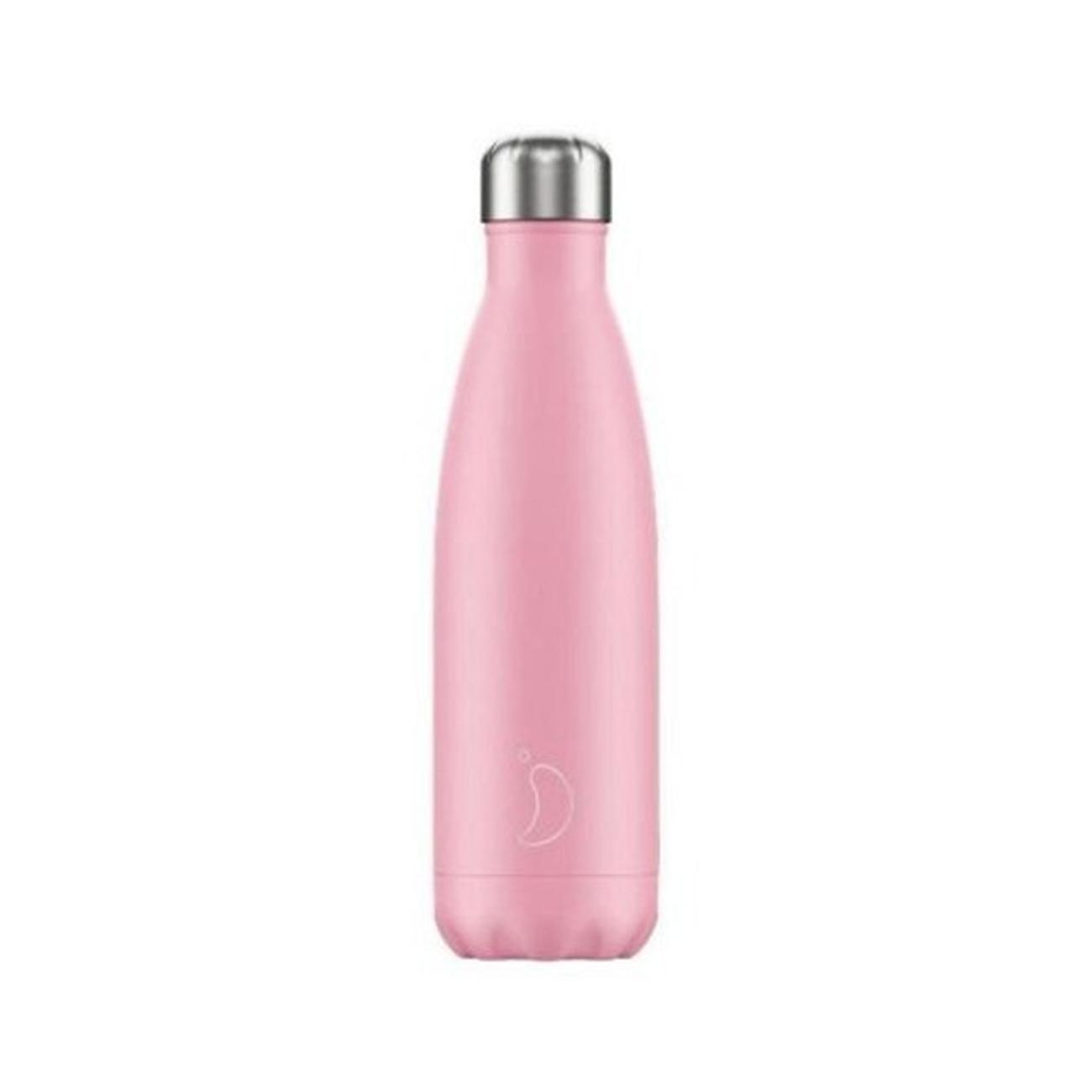 chillys-500ml-water-bottle-pink-pastel - Chilly's 500ml Water Bottle Pastel Pink