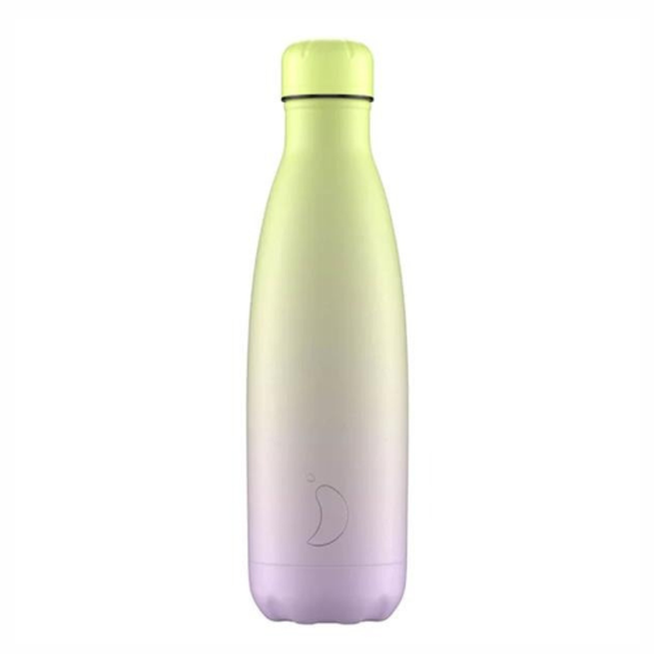 chillys-500ml-lime-lilac-gradient-matte - Chilly's 500ml Water Bottle Matte Lime & Lilac Gradient